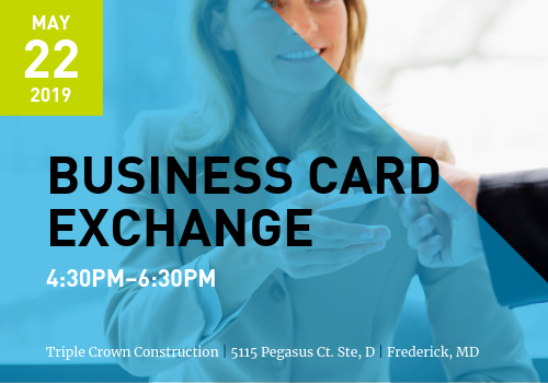 frederick chamber business card exchange